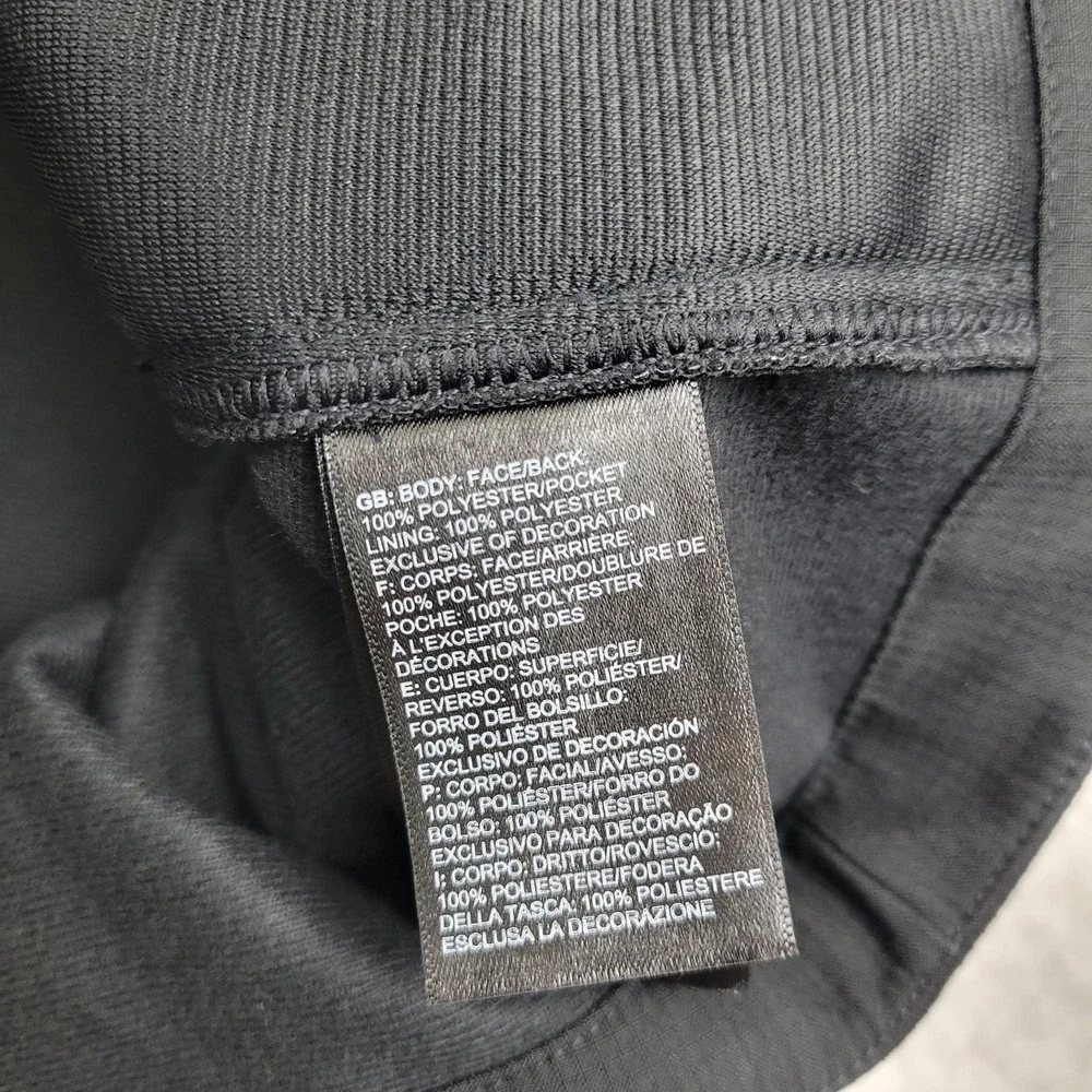 North Face Vest Mens XL Black Castle‎ Rock Softshell Fleece Outdoors Enspira